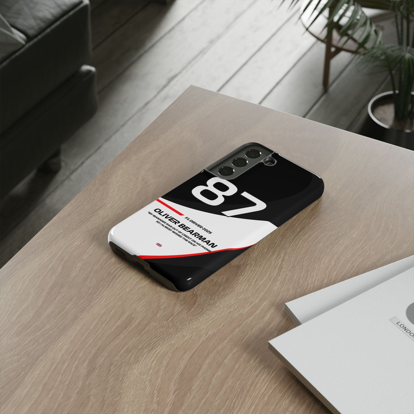Oliver Bearman Haas 2025 phone case