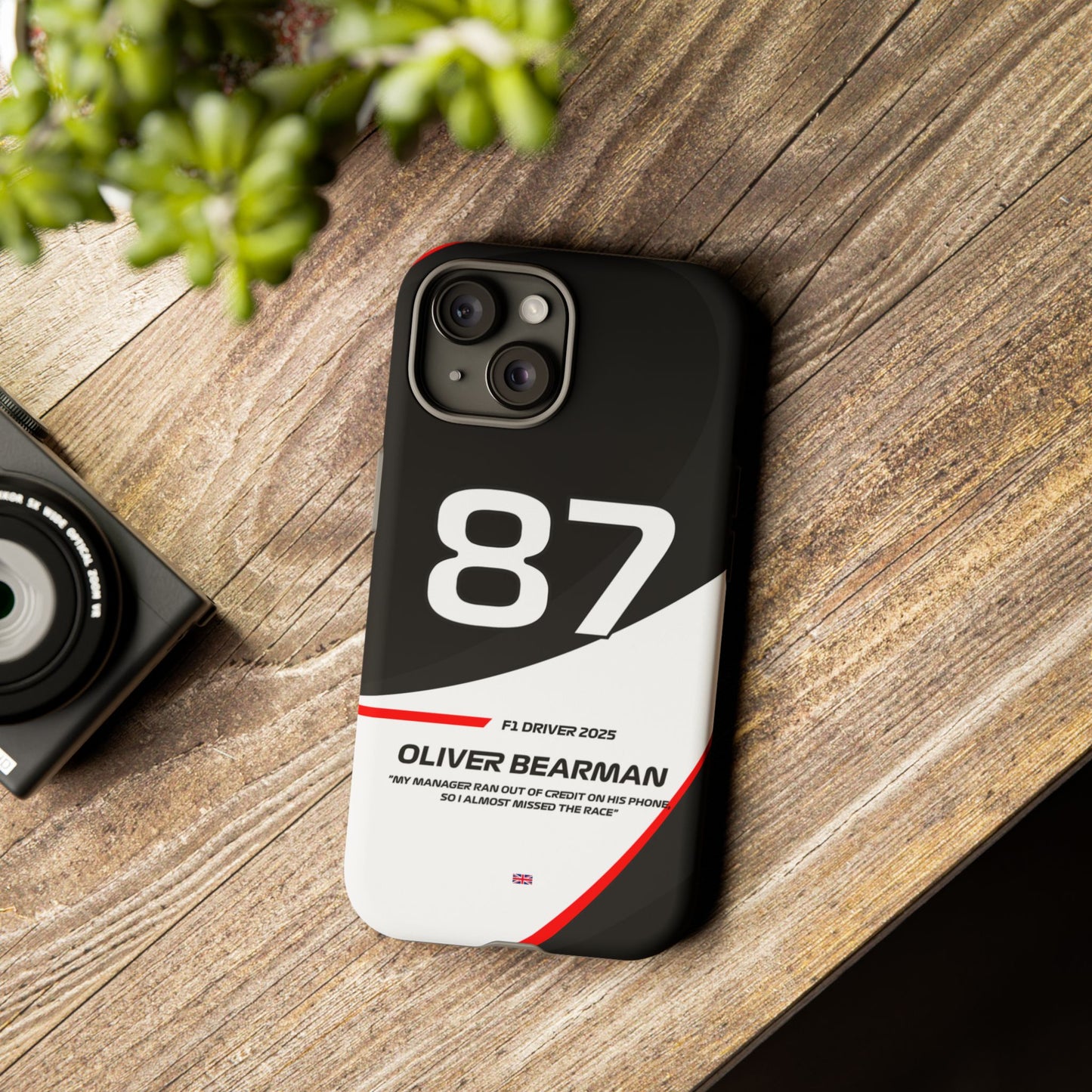 Oliver Bearman Haas 2025 phone case