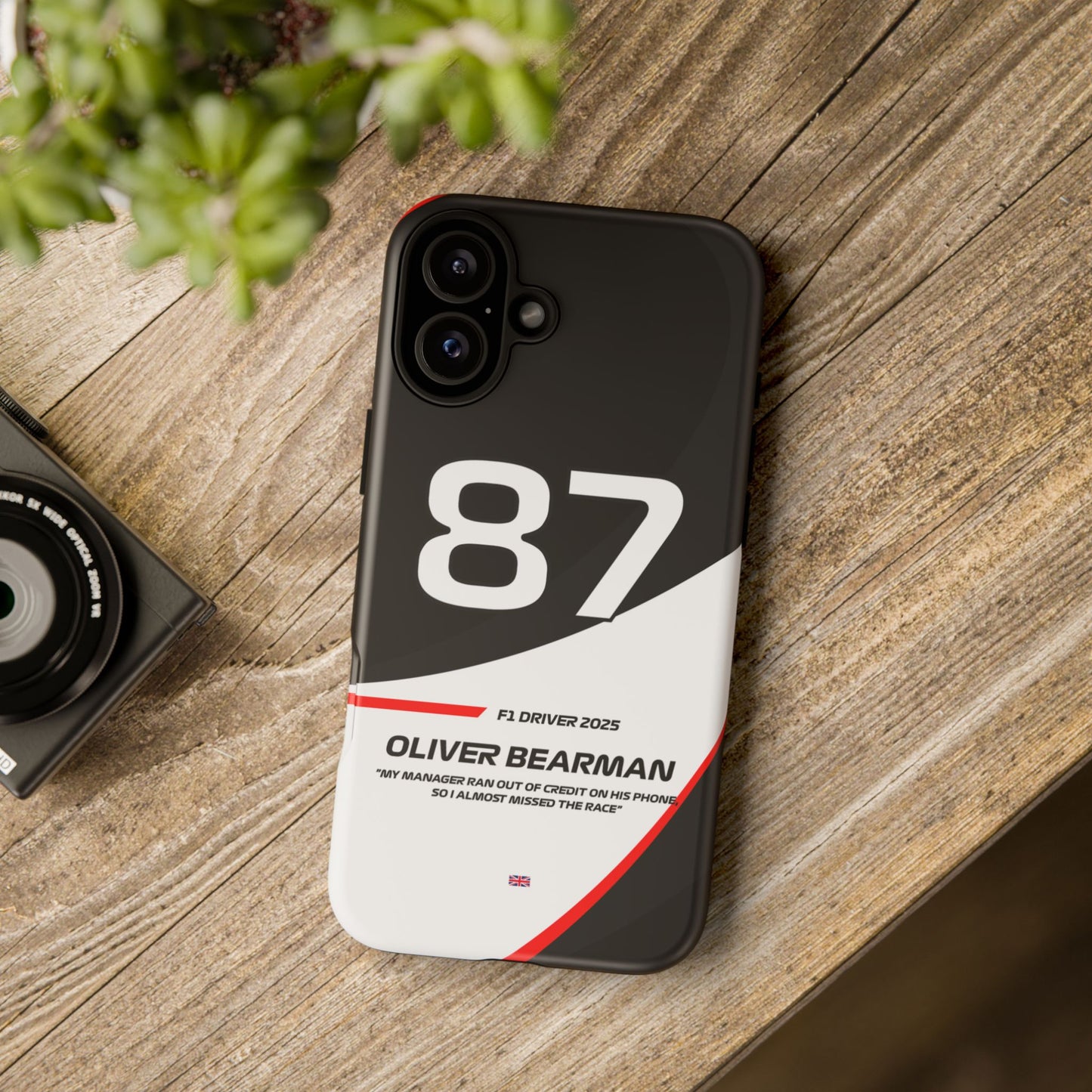 Oliver Bearman Haas 2025 phone case
