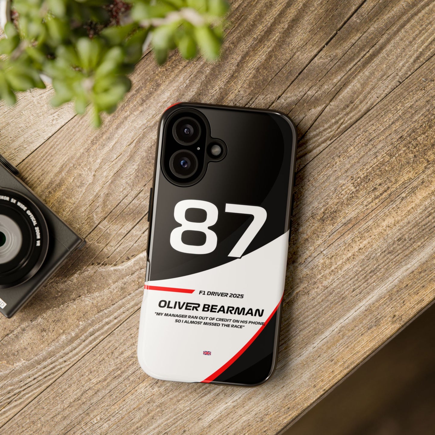 Oliver Bearman Haas 2025 phone case