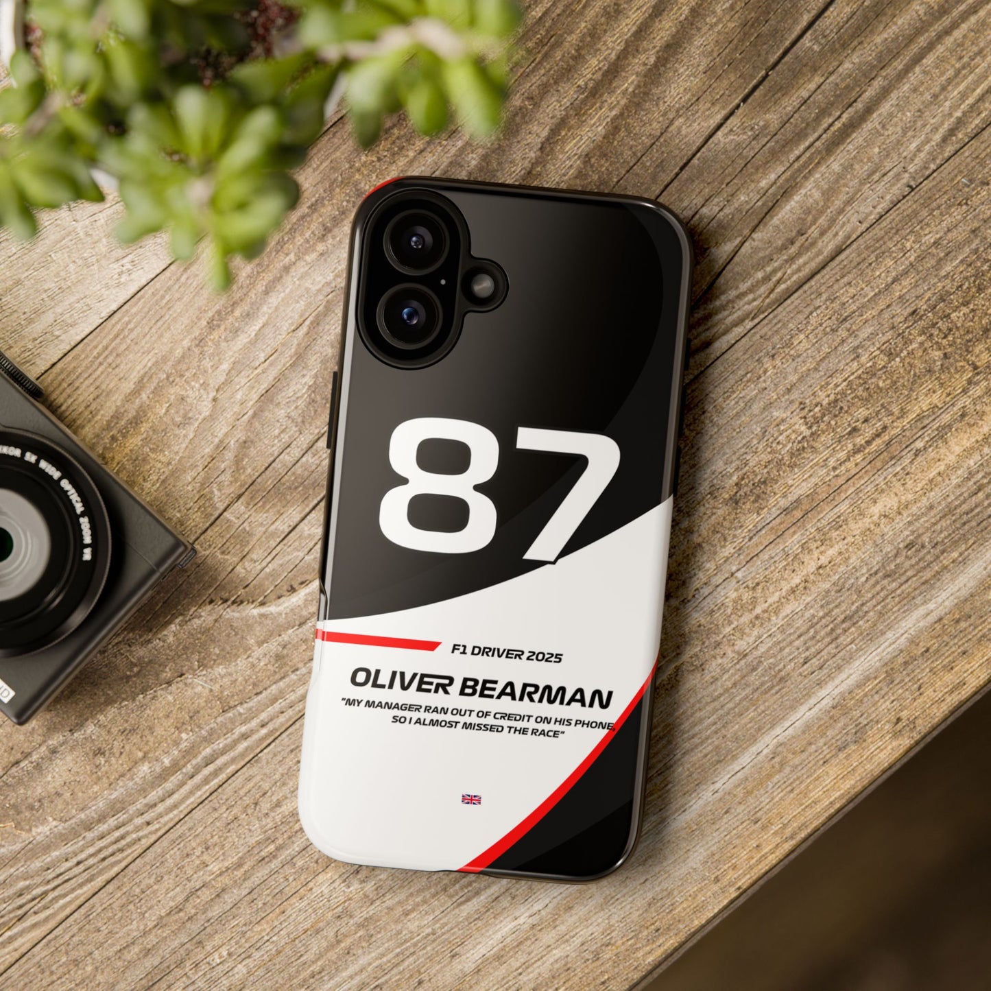 Oliver Bearman Haas 2025 phone case