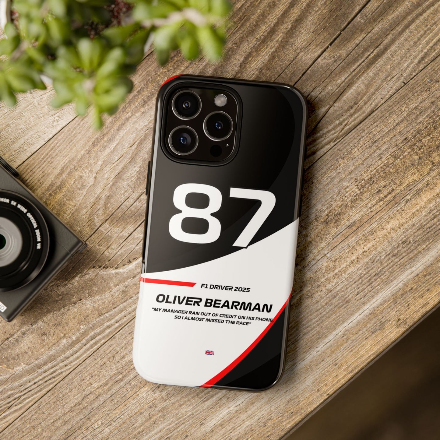 Oliver Bearman Haas 2025 phone case