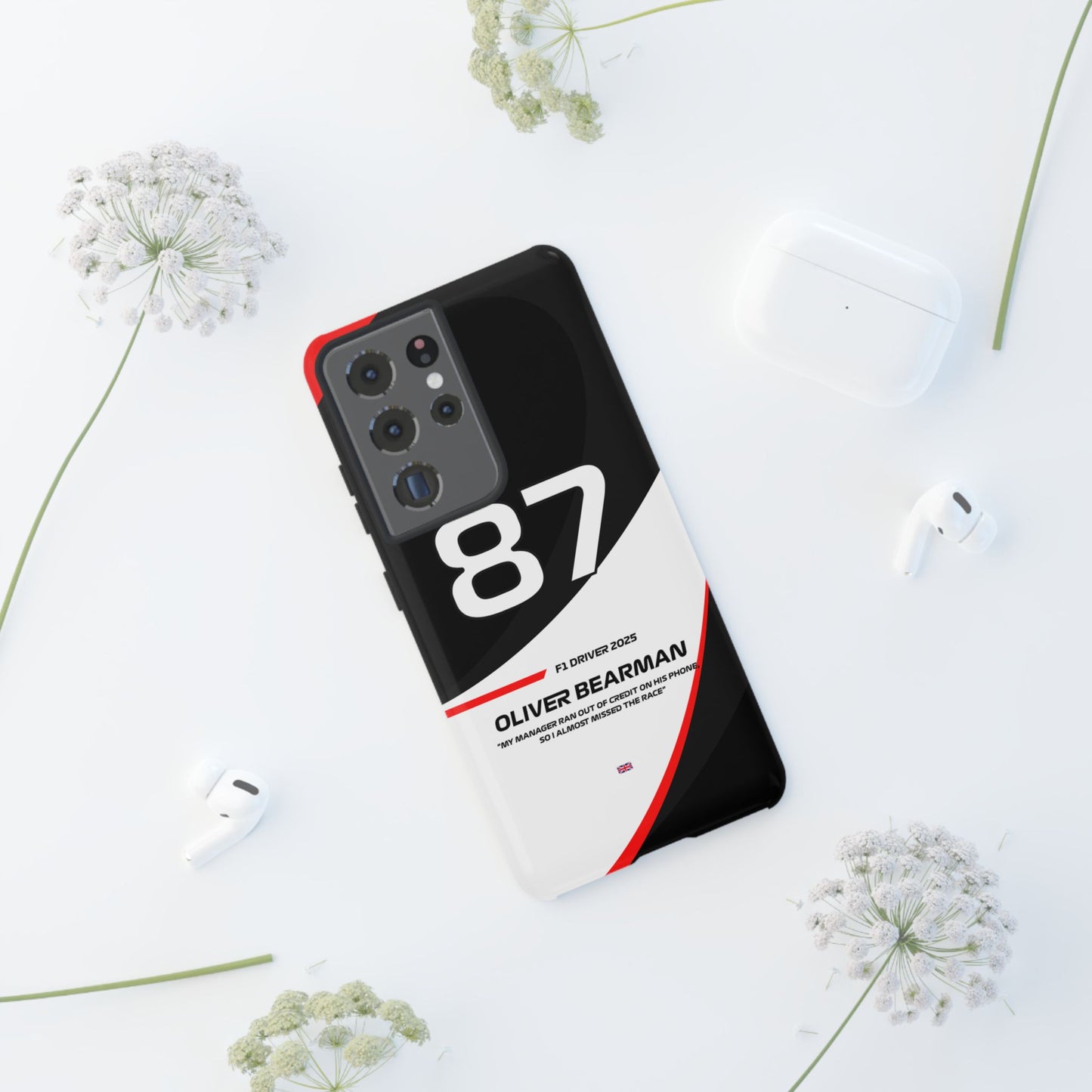 Oliver Bearman Haas 2025 phone case