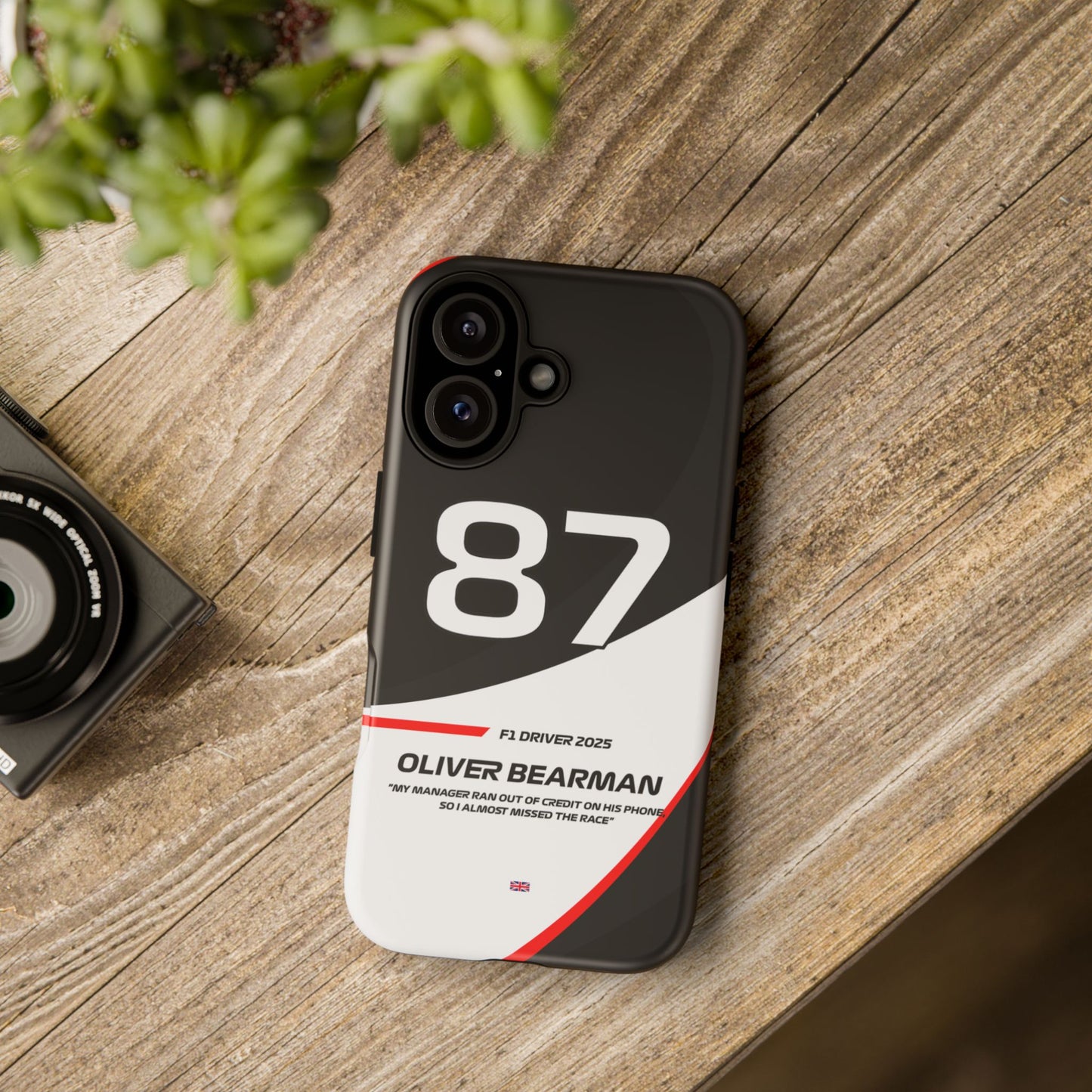 Oliver Bearman Haas 2025 phone case
