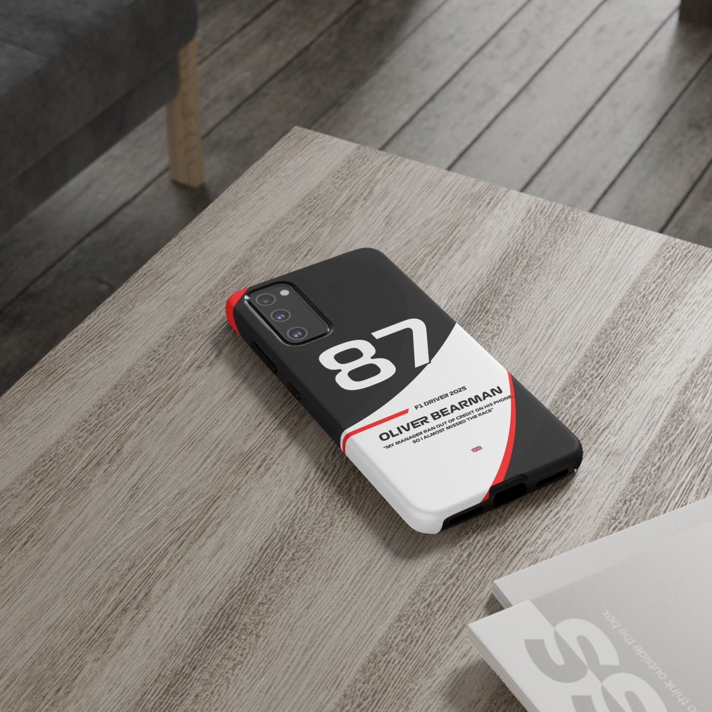 Oliver Bearman Haas 2025 phone case