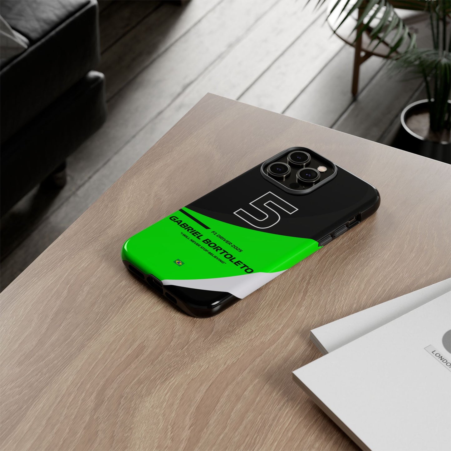 Gabriel Bortoleto Kick Sauber 2025 phone case