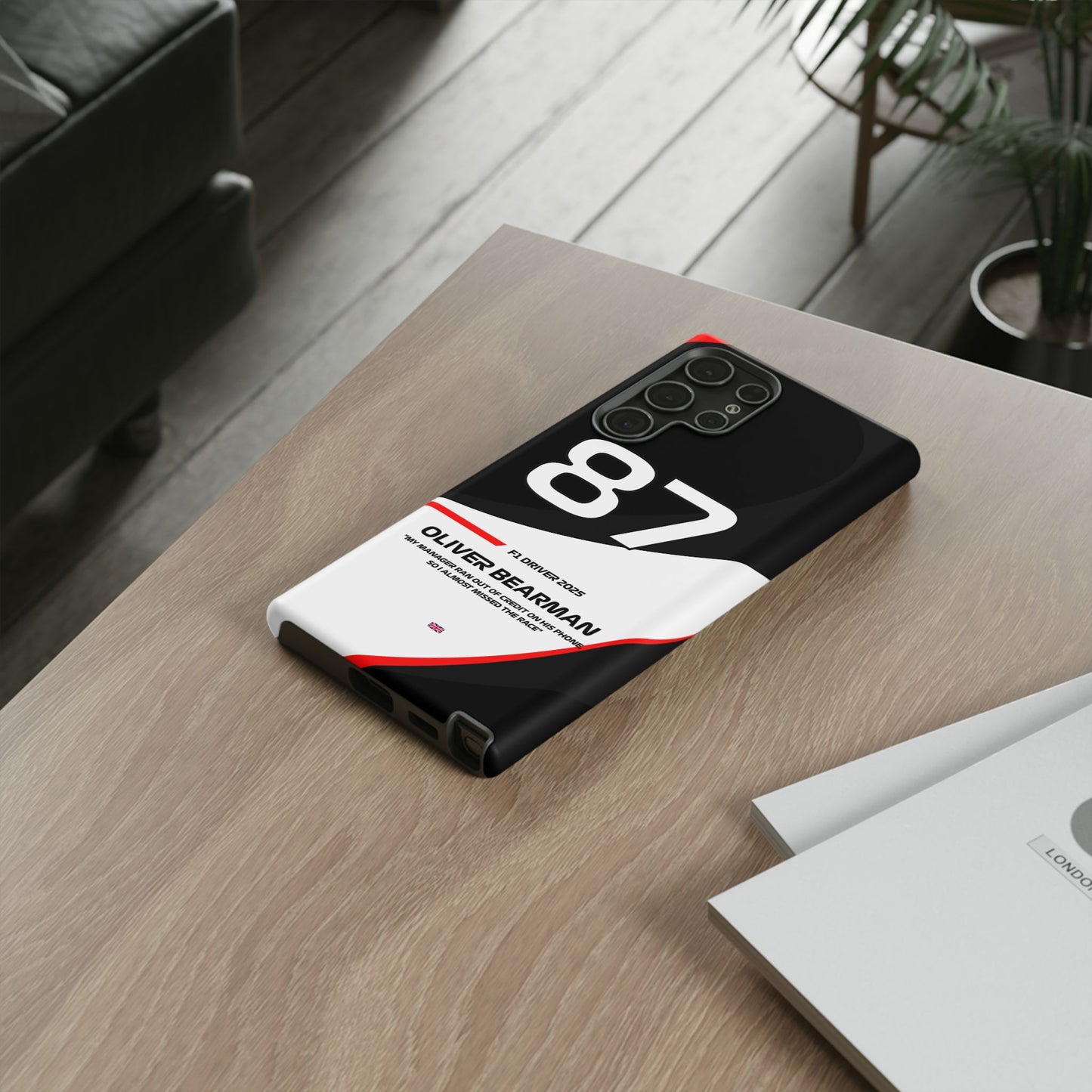 Oliver Bearman Haas 2025 phone case