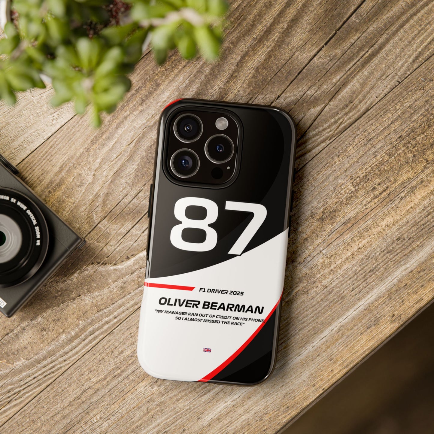 Oliver Bearman Haas 2025 phone case