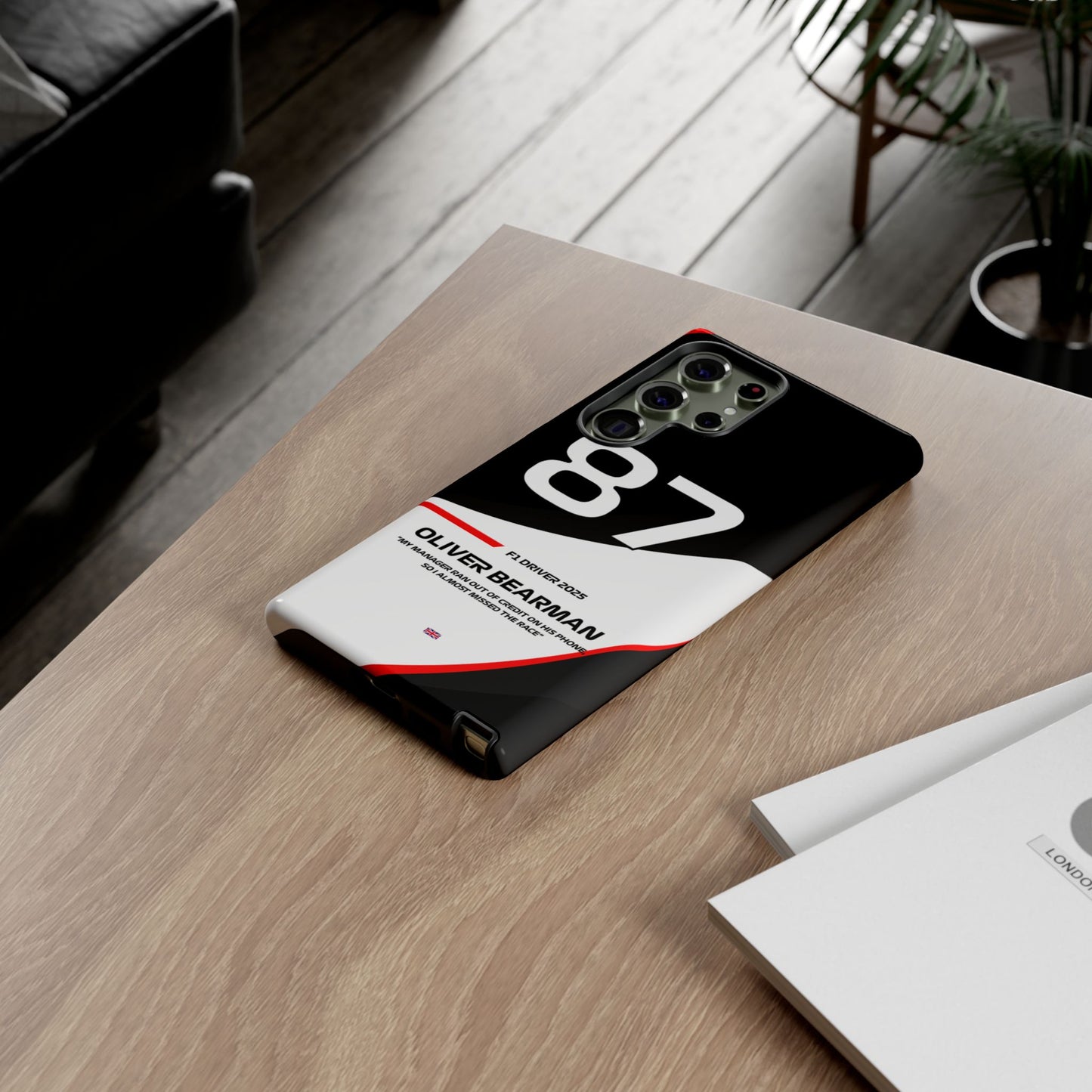 Oliver Bearman Haas 2025 phone case