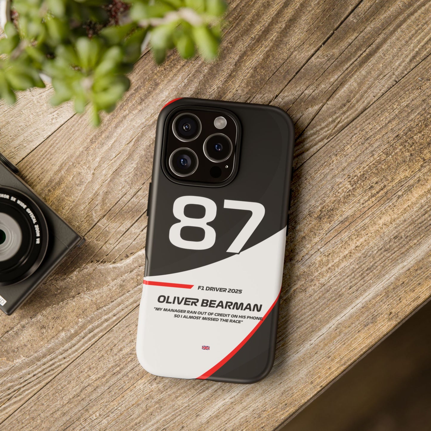 Oliver Bearman Haas 2025 phone case