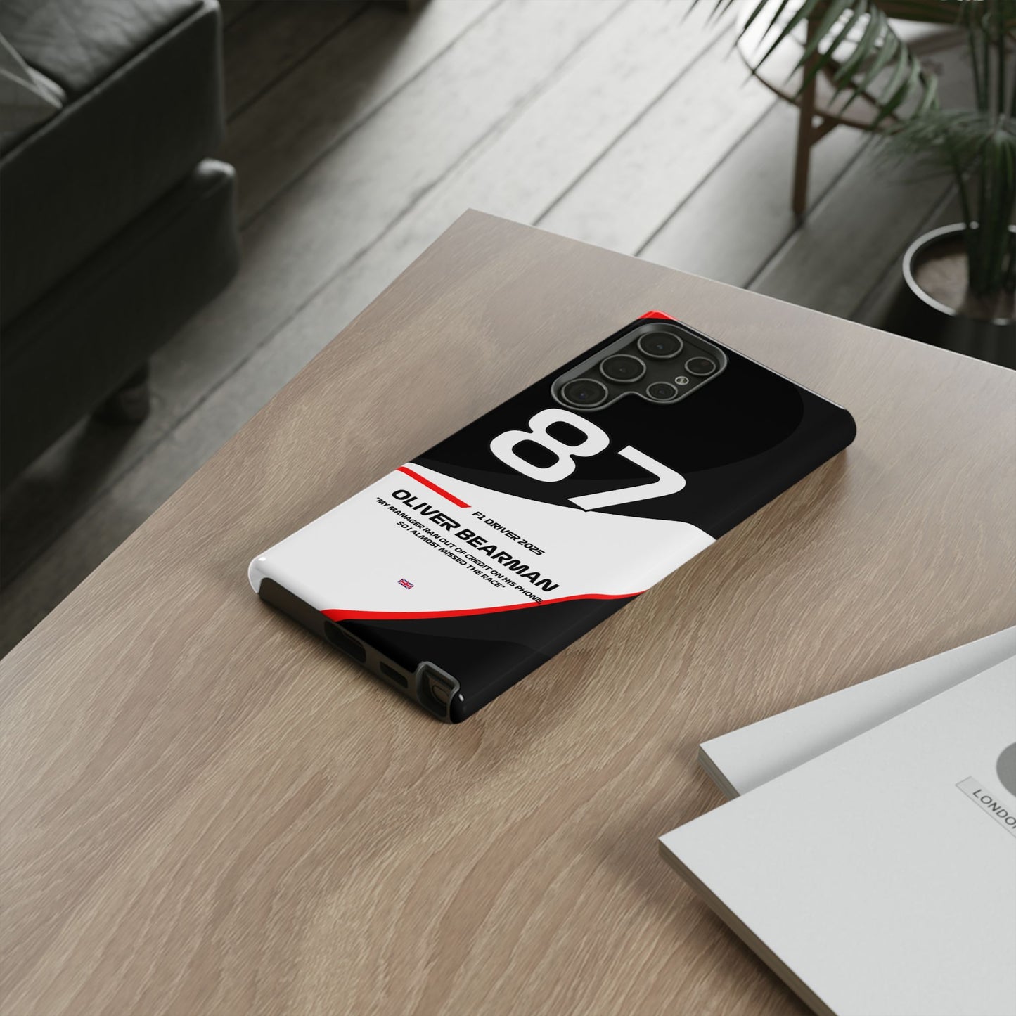 Oliver Bearman Haas 2025 phone case