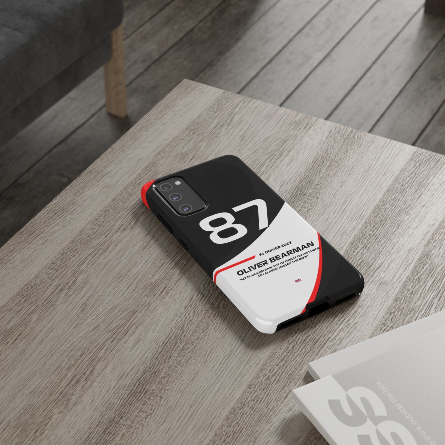Oliver Bearman Haas 2025 phone case