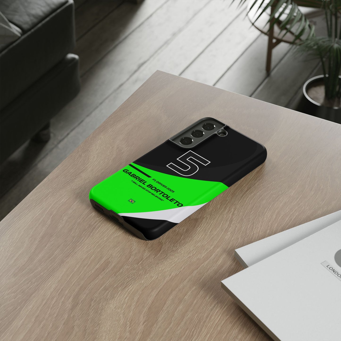 Gabriel Bortoleto Kick Sauber 2025 phone case