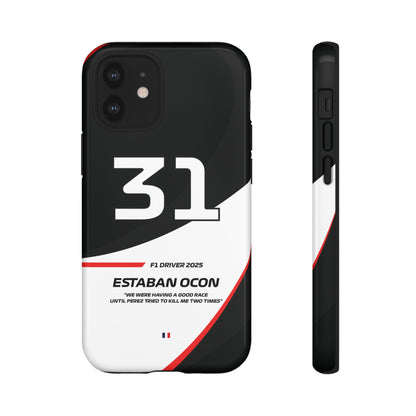 Estaban Ocon Haas 2025 phone case