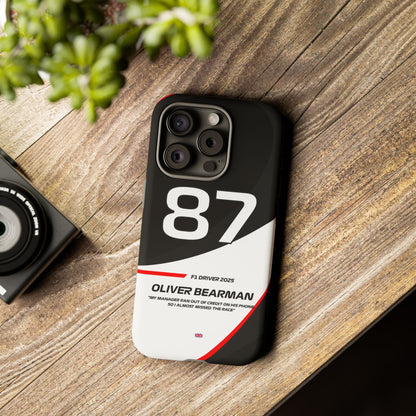 Oliver Bearman Haas 2025 phone case