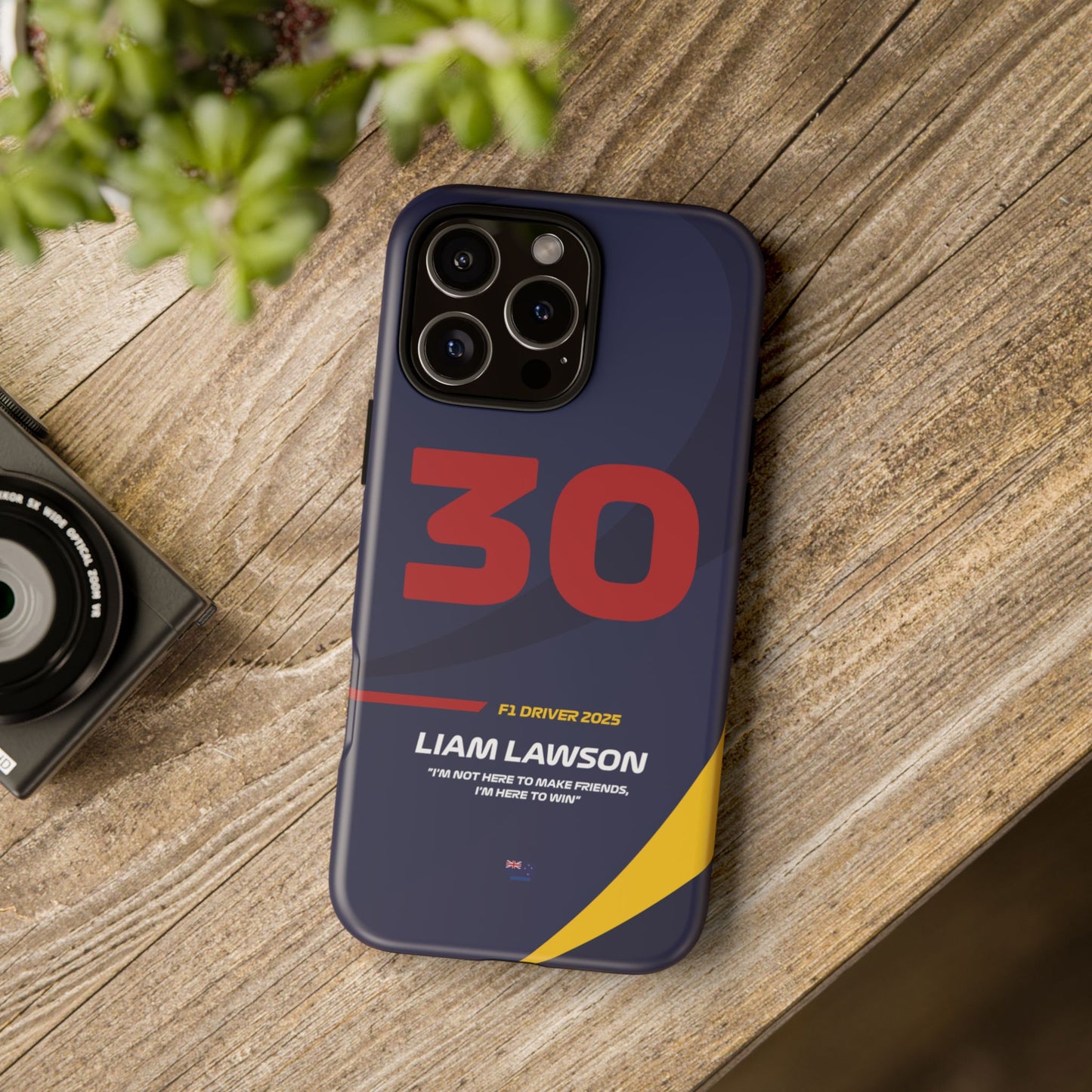 Liam Lawson Red Bull Racing 2025 phone case