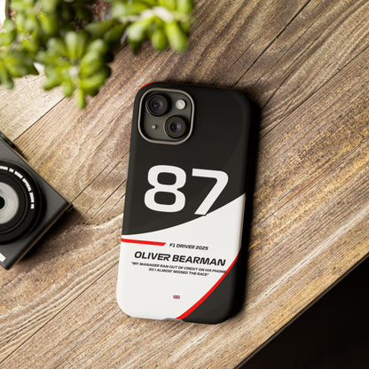 Oliver Bearman Haas 2025 phone case