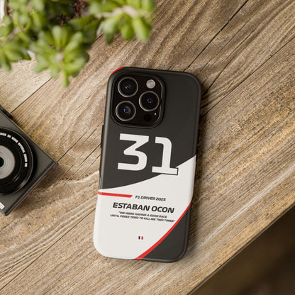 Estaban Ocon Haas 2025 phone case