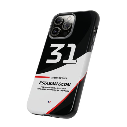 Estaban Ocon Haas 2025 phone case