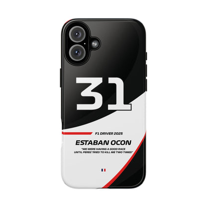 Estaban Ocon Haas 2025 phone case