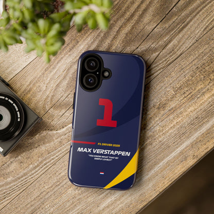 Max Verstappen Red Bull Racing 2025 Phone case