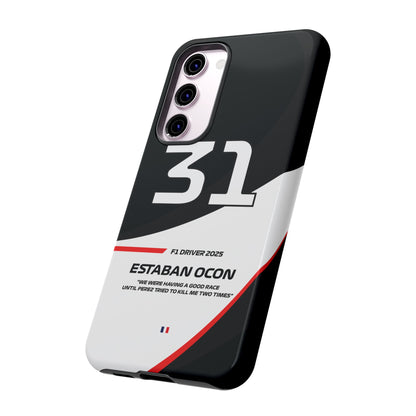 Estaban Ocon Haas 2025 phone case