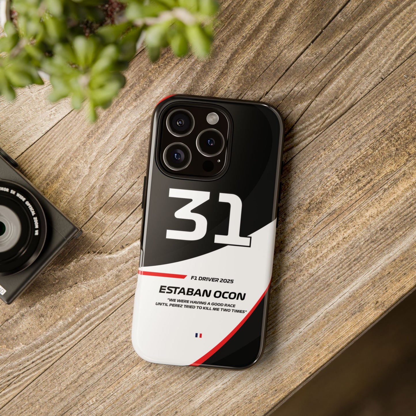 Estaban Ocon Haas 2025 phone case