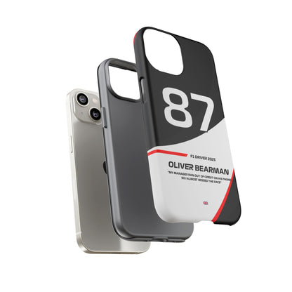 Oliver Bearman Haas 2025 phone case