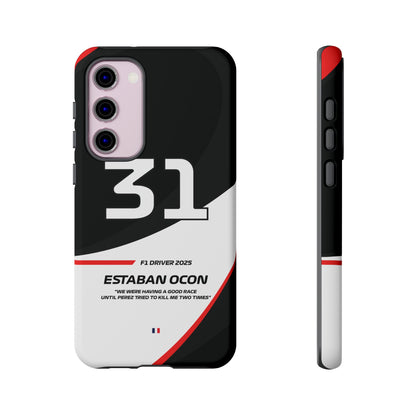 Estaban Ocon Haas 2025 phone case