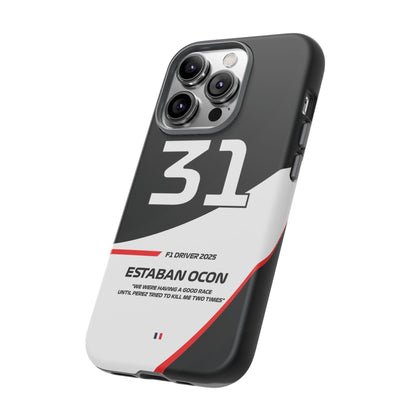 Estaban Ocon Haas 2025 phone case