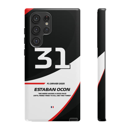 Estaban Ocon Haas 2025 phone case