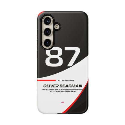 Oliver Bearman Haas 2025 phone case