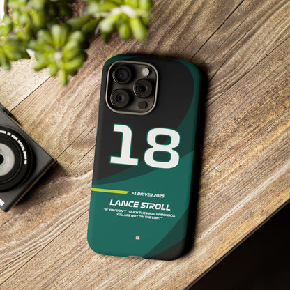 Lance Stroll Aston Martin 2025 phone case