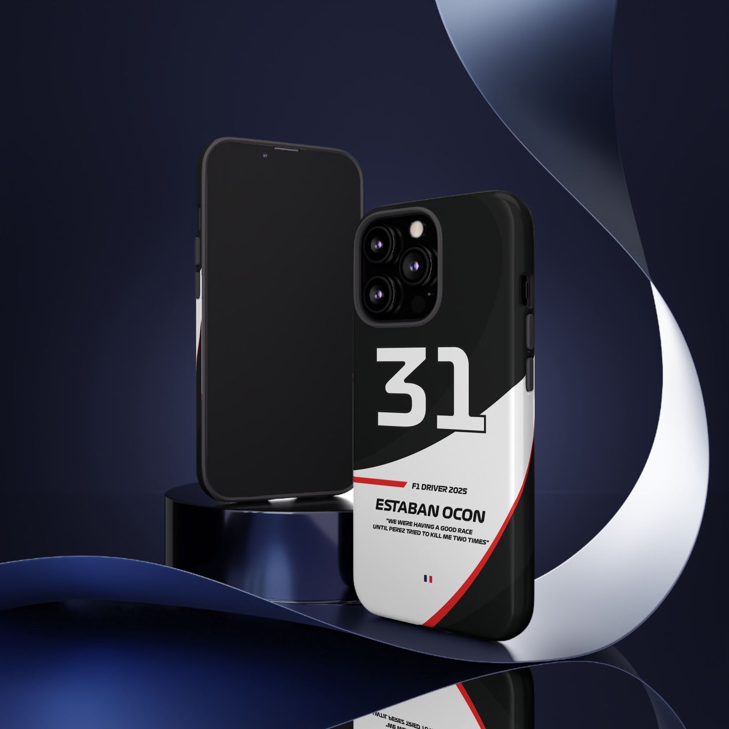 Estaban Ocon Haas 2025 phone case