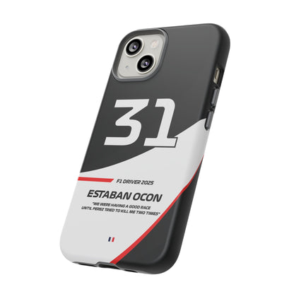 Estaban Ocon Haas 2025 phone case