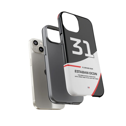 Estaban Ocon Haas 2025 phone case