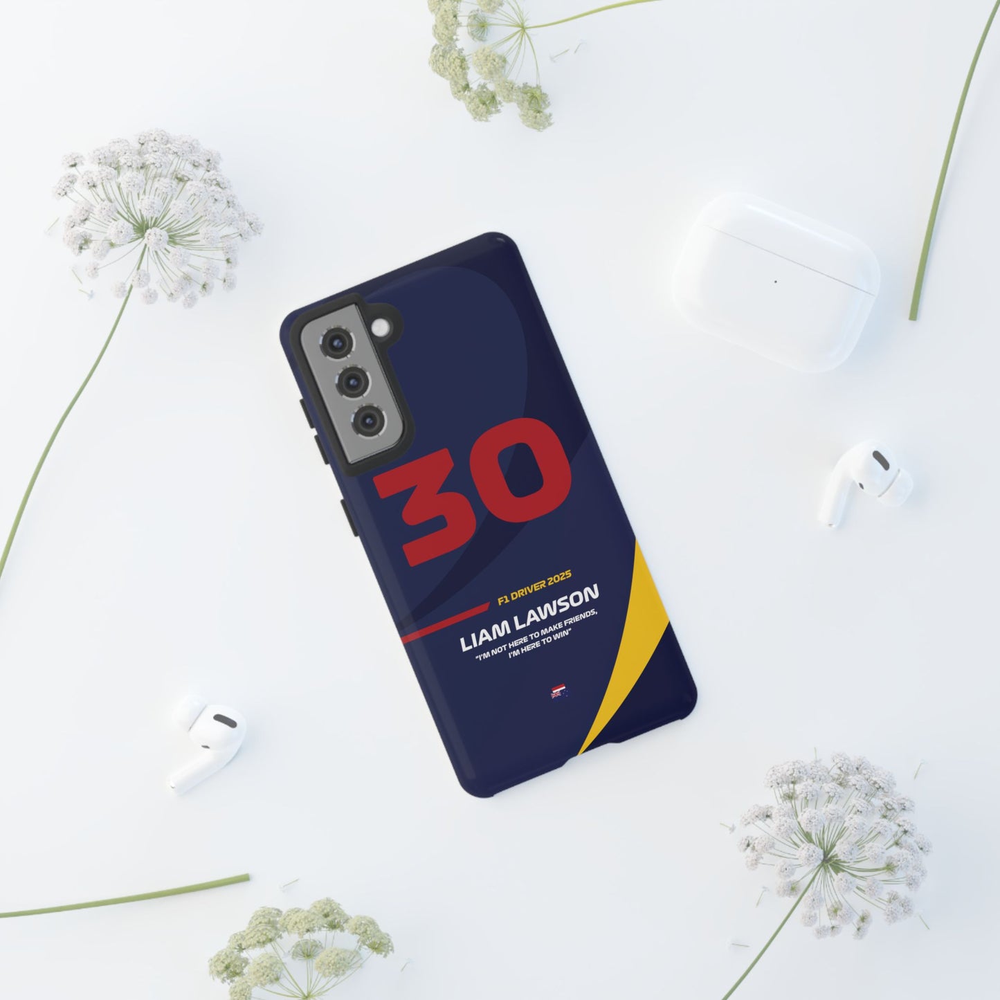 Liam Lawson Red Bull Racing 2025 phone case