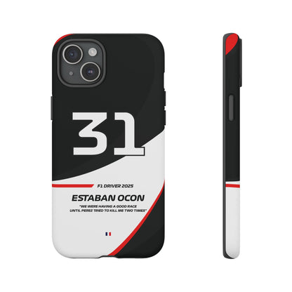 Estaban Ocon Haas 2025 phone case