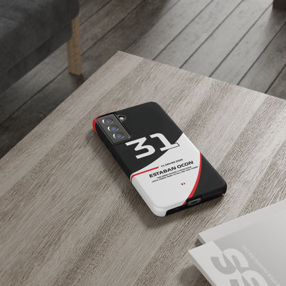 Estaban Ocon Haas 2025 phone case