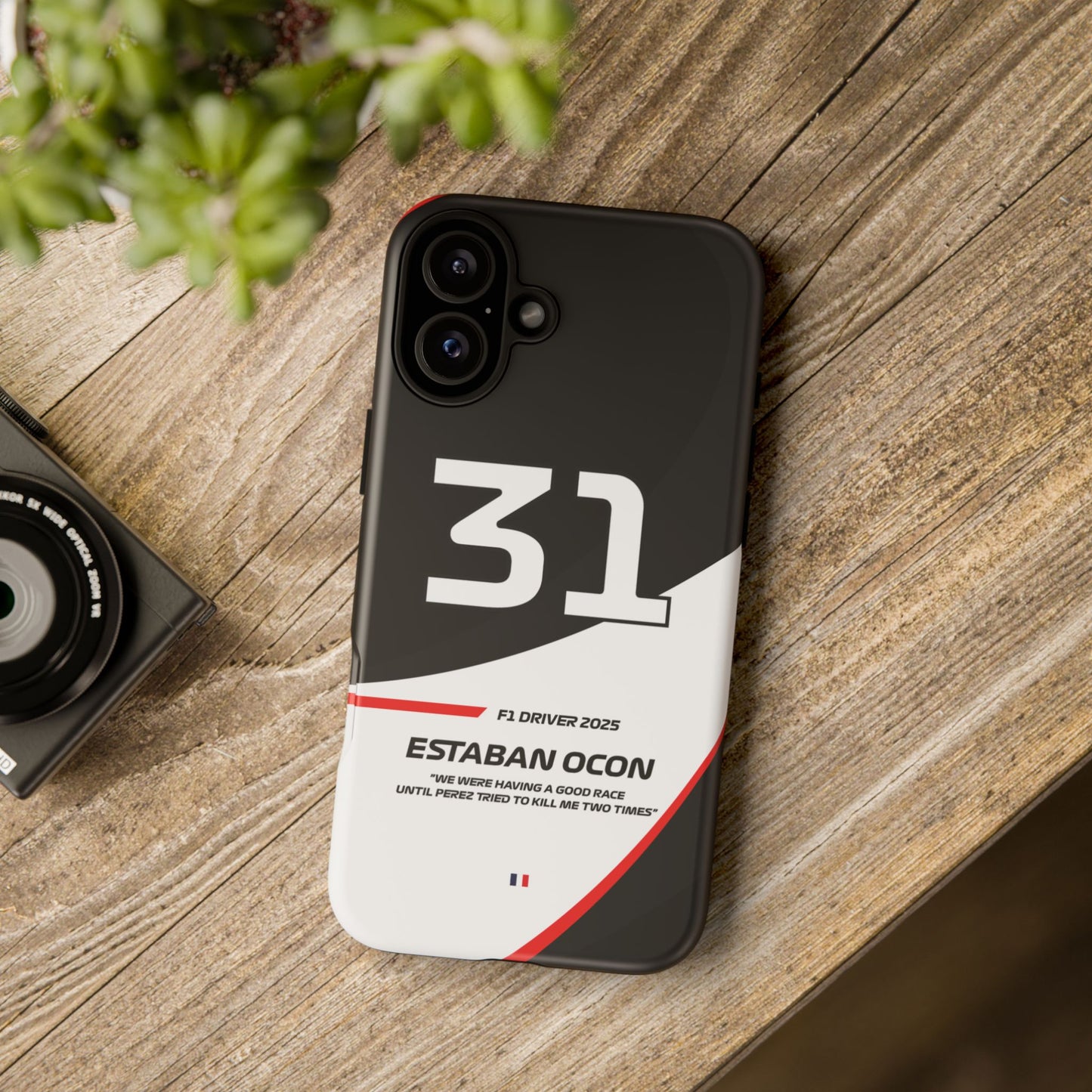 Estaban Ocon Haas 2025 phone case