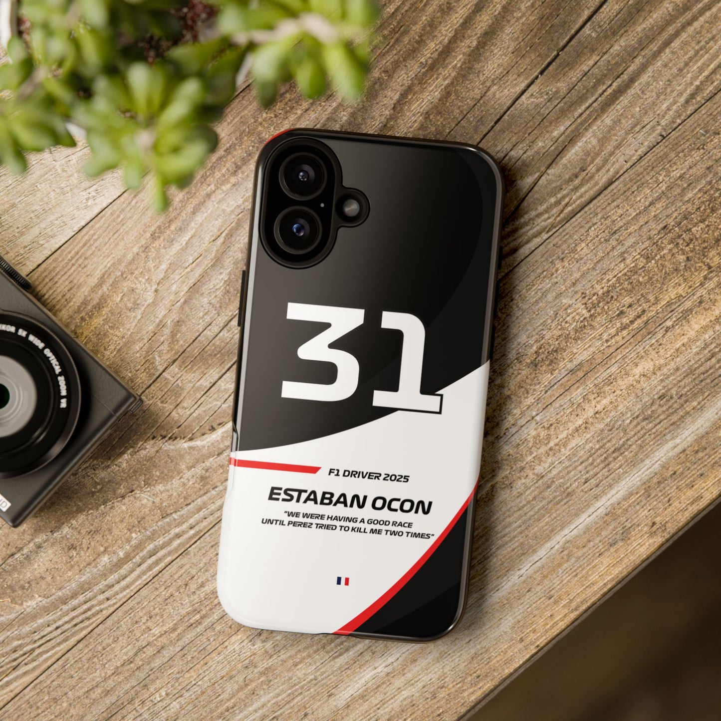 Estaban Ocon Haas 2025 phone case