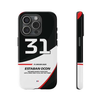 Estaban Ocon Haas 2025 phone case