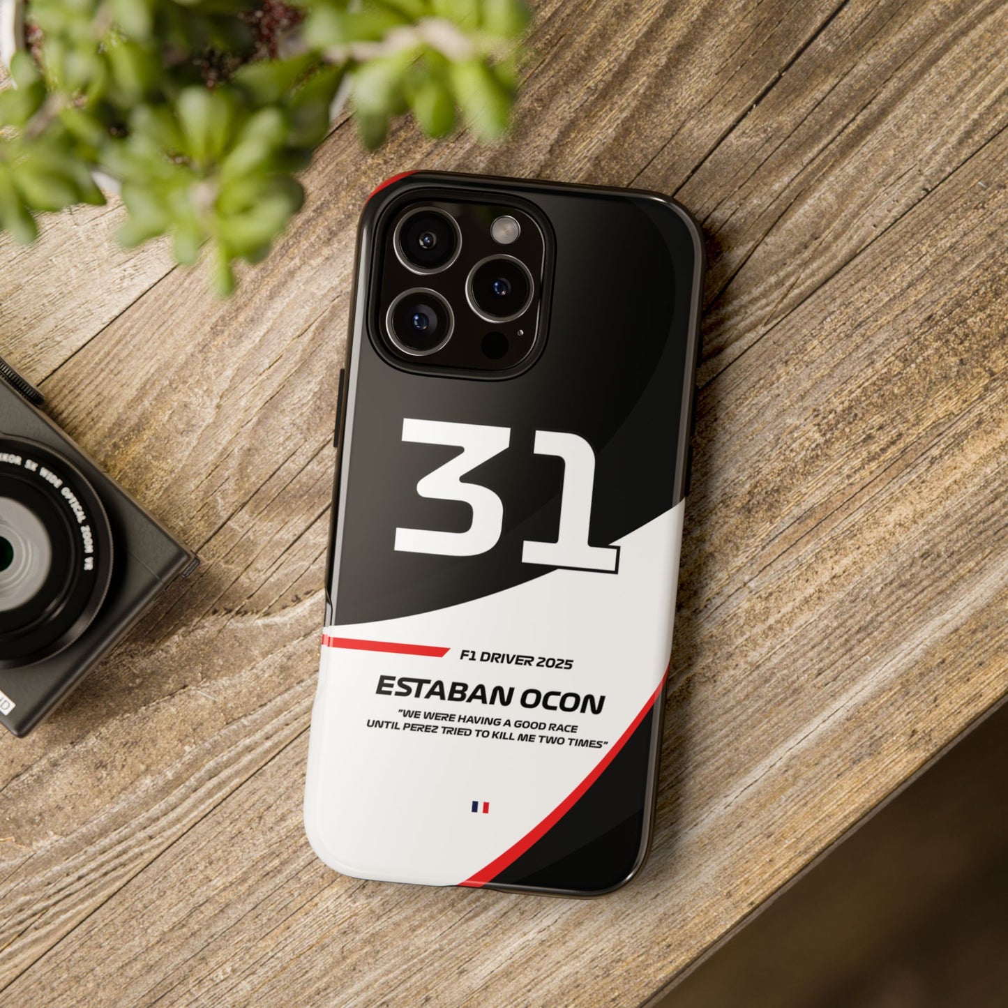 Estaban Ocon Haas 2025 phone case