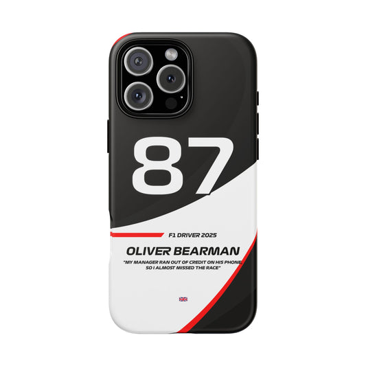 Oliver Bearman Haas 2025 phone case