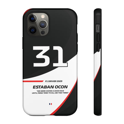 Estaban Ocon Haas 2025 phone case