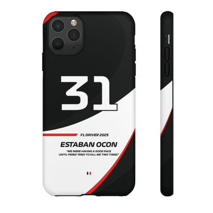 Estaban Ocon Haas 2025 phone case