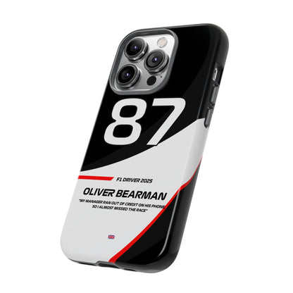 Oliver Bearman Haas 2025 phone case