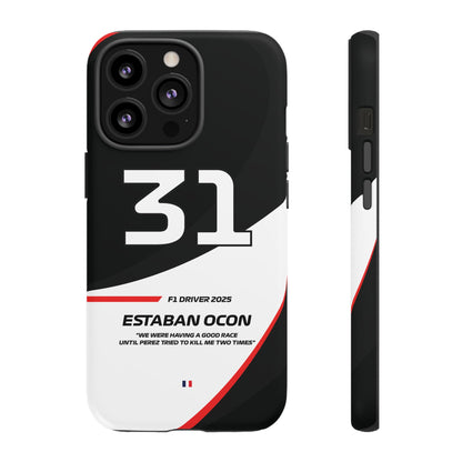 Estaban Ocon Haas 2025 phone case