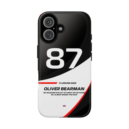 Oliver Bearman Haas 2025 phone case