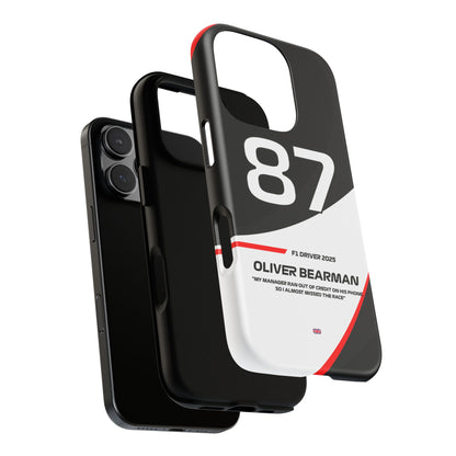Oliver Bearman Haas 2025 phone case